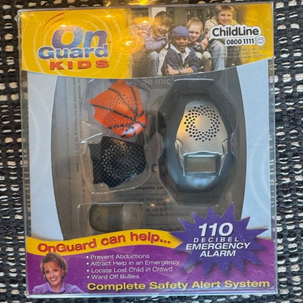 Vintage ON GUARD Kids Childline Complete Safety Alert System